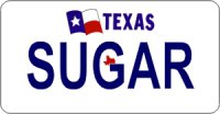 Design It Yourself Texas State Look-Alike Bicycle Plate