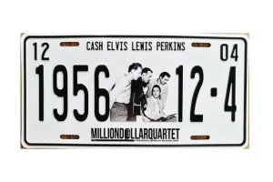 Million Dollar Quartet 1956 Metal License Plate