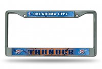Oklahoma City Thunder Chrome License Plate Frame