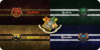 Harry Potter Hogwarts Houses #2 Photo License Plate