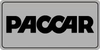 Paccar Logo On Gray Photo License Plate