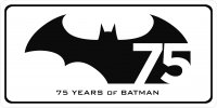 Batman 75 Years Photo License Plate