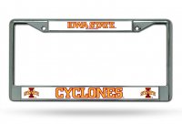 Iowa Cyclones Chrome License Frame