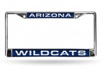 Arizona Wildcats Laser Chrome License Plate Frame