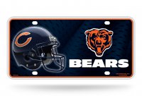 Chicago Bears Metal License Plate