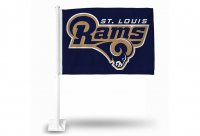 St. Louis Rams Car Flag