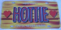 HOTTIE License Plate