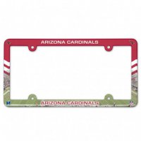 Arizona Cardinals Full Color Plastic License Plate Frame