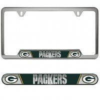 Green Bay Packers Premium Stainless License Plate Frame