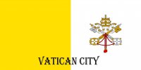 Vatican City Flag Photo License Plate