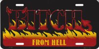 B***h From Hell License Plate