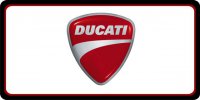 Ducati Motorcycles Photo License Plate