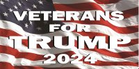 Veterans For Trump Photo License Plate