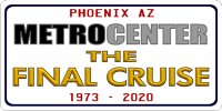 MetroCenter The Final Cruise Photo License Plate