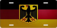 Germany Flag Photo License Plate