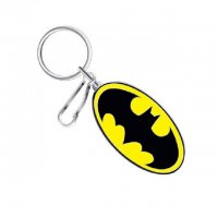 Batman Logo Enamel Keychain
