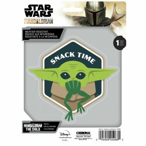 Star Wars The Mandalorian The Child Snack Time Green Decal