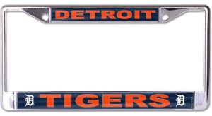 Detroit Tigers Laser Chrome License Plate Frame