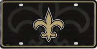 New Orleans Saints Primary Logo Metal License Plate