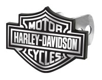 Harley-Davidson Black And White Hitch Cover