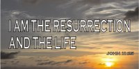 Resurrection And Life Photo License Plate