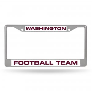 Washington Football Team Chrome License Plate Frame