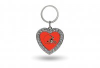Cleveland Browns Bling Rhinestone Heart Keychain