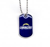 Los Angeles Chargers Domed Dog Tag
