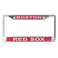 Boston Red Sox Laser Chrome License Plate Frame