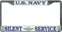 U.S. Navy Silent Service License Plate Frame