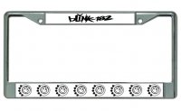Blink-182 Chrome License Plate Frame