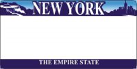 Design It Yourself New York State Look-Alike Bicycle Plate #3