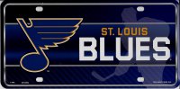 St. Louis Blues Metal License Plate