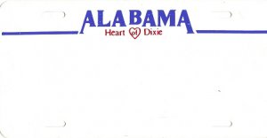 Design It Yourself Custom Alabama State Look-Alike Plate #4