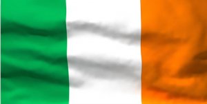 Irish Flag Waving Photo License Plate