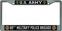 U.S. Army 89th Military Police Brigade Chrome Frame