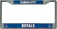 Kansas City Royals Chrome License Plate Frame
