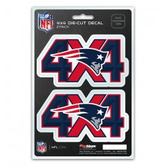 NEW England Patriots 4x4 Decal Pack
