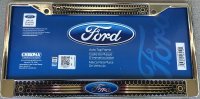 Ford Domed with Center Logo License Plate Frame