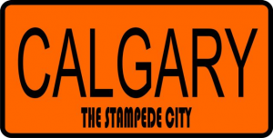 Calgary The Stampede City Photo License Plate