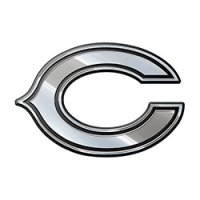 Chicago Bears NFL Metal Auto Emblem