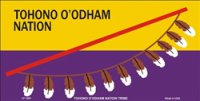 Tohono O'odham Nation Flag License Plate