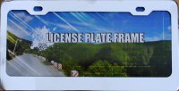 Blank Smooth Heavy Chrome 2 - Hole License Plate Frame