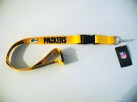 Green Bay Packers Lanyard With Neck Safety Latch