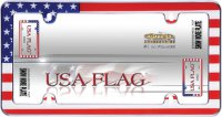 USA Flag Plastic License Plate Frame