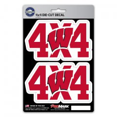 Wisconsin Badgers 4x4 DECAL Pack