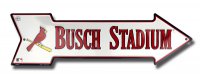 St. Louis Cardinals Busch Stadium Arrow Street Sign