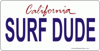 Design It Yourself Custom California State Look-Alike Plate