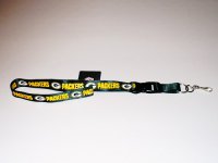 Green Bay Packers Yellow Lanyard With Safety Fastener