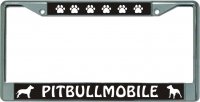 Pitbullmobile Chrome License Plate Frame